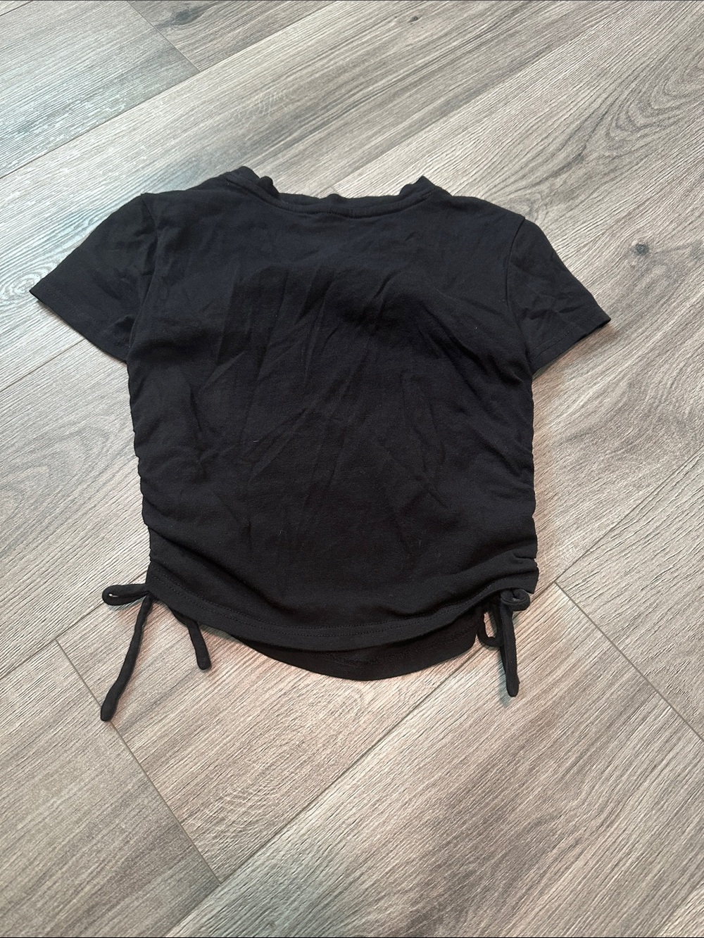 Swixxz Black Graphic Tee with Mint Green & Lavender Print - Picture 3 of 3